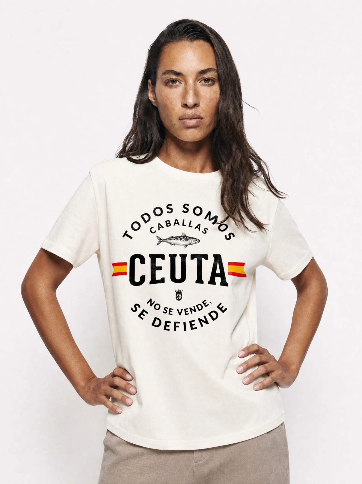 Camiseta Ceuta Todos somos caballas – Unisex