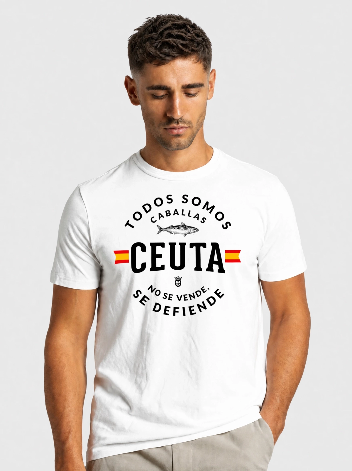 Camiseta Ceuta Todos somos caballas – Unisex