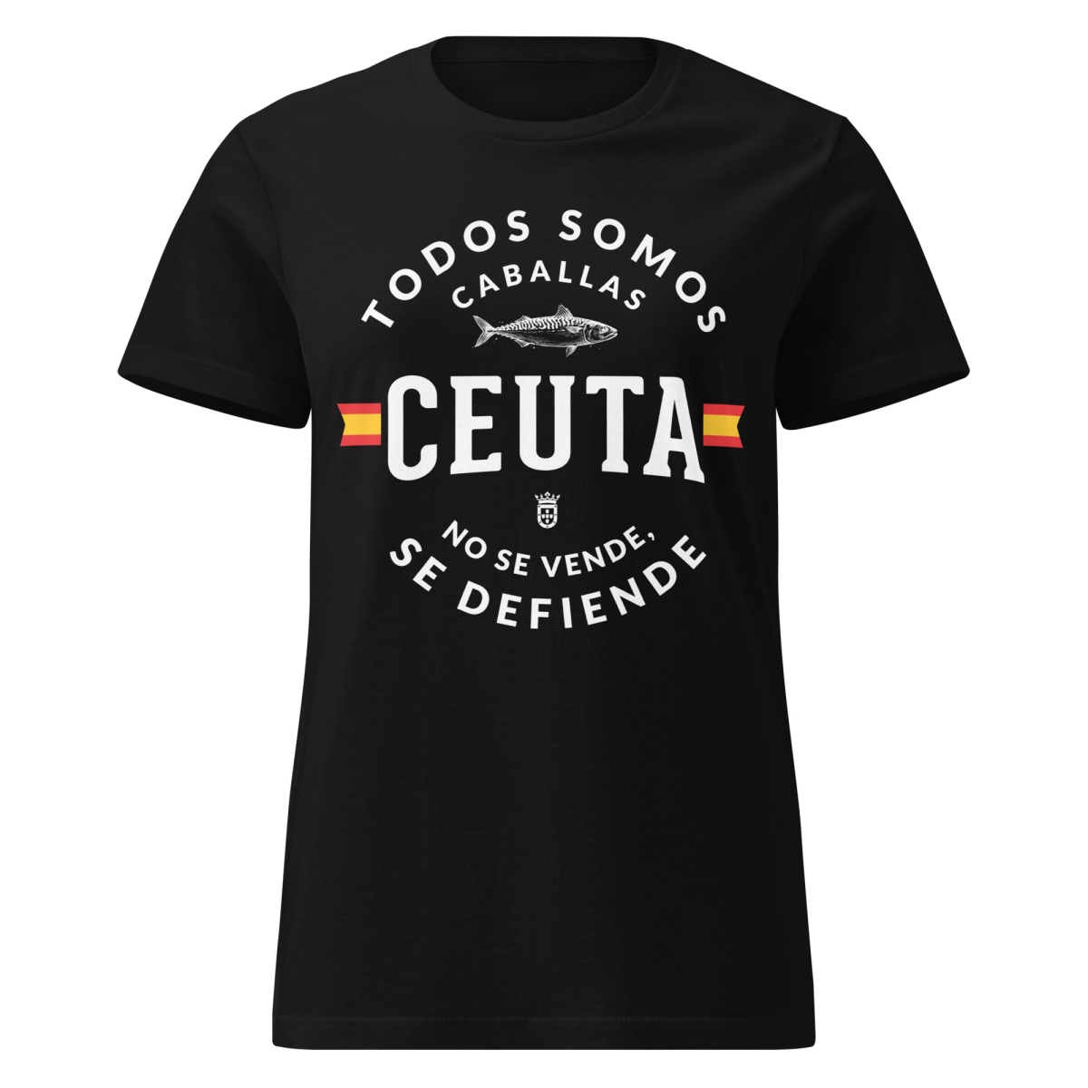 Camiseta Ceuta Todos somos caballas – Mujer