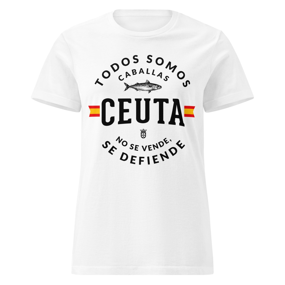 Camiseta Ceuta Todos somos caballas – Mujer