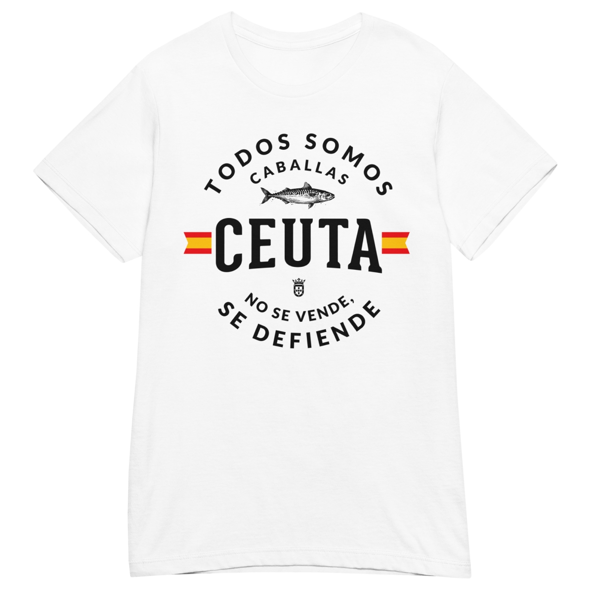 Camiseta Ceuta Todos somos caballas – Mujer